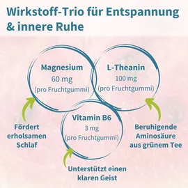 Igennus Hochdosierte Calm Magnesium Gummies mit L-Theanin & B6 90 St.