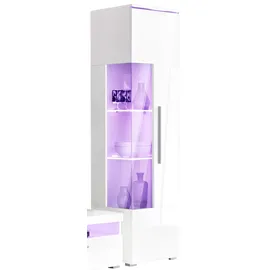 OTTO home Vitrine India 45 x 35 x 160 cm Weiß