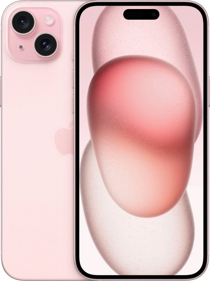 Apple iPhone 15 Plus 128GB Smartphone (17 cm/6,7 Zoll, 128 GB Speicherplatz, 48 MP Kamera) rosa