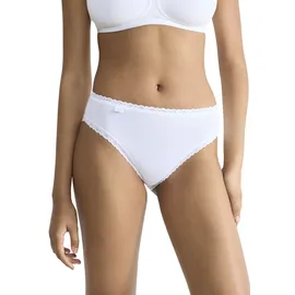 SLOGGI Taillenslip »24/7 Cotton Lace« 3er Pack, edle Spitze, flache Nähte, Baumwollmischung, weich, femininer Look sloggi weiß