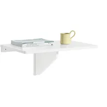 SoBuy Wandklapptisch, Weiß, Holzwerkstoff, 60x6x40 cm, Esszimmer, Tische