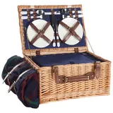 Beliani Picknickkorb CREPES in  - (W) 46 x (H) 20 x (L) 30 cm | Gr.: onesize