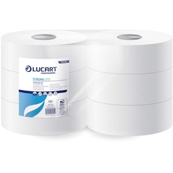 6 Rollen, Maxi Jumbo Toilettenpapier, Strong Lucart 270