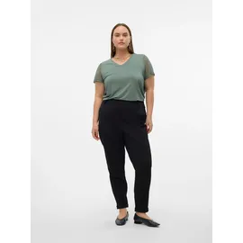 Vero Moda Curve Maya Mr Loose Solid Curve Hosen Schwarz 50 32