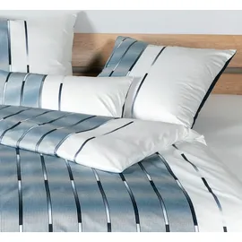 JANINE Carmen S 55026 nachtschattenblau/perlblau 135 x 200 cm + 80 x 80 cm