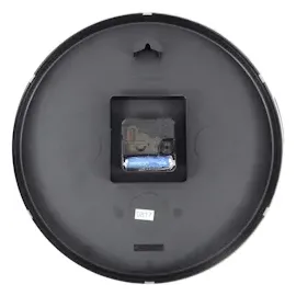 Unilux Wanduhr Pop weiß schwarz Kunststoff, Ø 30,0 cm