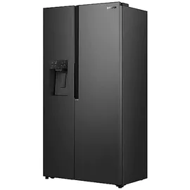 Gorenje NRS917C61BX Side-by-Side (528 l, 1786 mm hoch, Schwarz inox look)