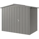 hörmann stauraumsysteme Juno Gerätehaus 2,62 x 1,66 m Graualuminium