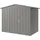 hörmann stauraumsysteme Juno Gerätehaus 2,62 x 1,66 m Graualuminium