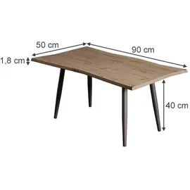 Vichy Vicco Couchtisch Yan, Artisan, 90 x 50 cm