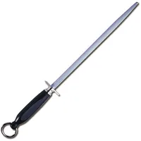 Friedr. Dick F. DICK Kochwetzstahl 30 cm (Griff ergonomisch, Wetzstahl, Oberflächenhärte über 65° HRC, Schleifwerkzeug für Kochmesser) 76551300