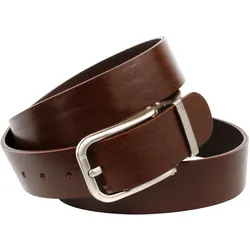 Ledergürtel ANTHONI CROWN, Damen, Gr. 115, braun, Leder, Basic,casual, Gürtel, Denim-Gürtel aus pflanzlich gegerbten Vollleder