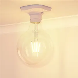 ledscom.de Deckenleuchte/Lampenfassung Weiß