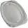 Papstar Starpak 3 Servierplatten, Alu oval 54,7 x 35,8 cm