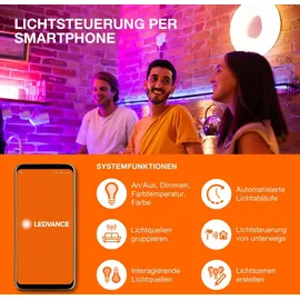 LEDVANCE LED-Lampe 9W E27 warmweiß 3 St.