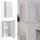 Vicco Badschrank Weiß Hochglanz, Wandschrank