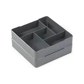 Durable Coffee Point Case, Dispenser für Kaffeekapseln/Teebeutel/Zuckersticks, anthrazit,