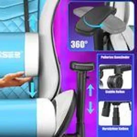 Kesser Gamingstuhl Ergonomisch Blau