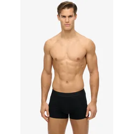 Superdry Boxershorts "BOXER TRIPLE PACK", Herren, Gr. L, 3 Stk., schwarz, Jersey, Obermaterial: 95% Baumwolle, 5% Elasthan, unifarben, figurbetont, Unterhosen