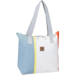 360Grad Welle  in Weel-Weiß/Hellblau/Orange/Gelb (36.2 Liter), Shopper