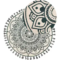 Beliani Teppich Irice Grün ø 120 cm