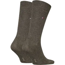 Tommy Hilfiger 2er Pack Herrensocken Braun 39-42