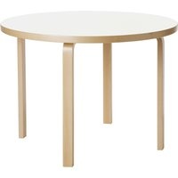 Tisch Aalto Table 90A rund IKI white