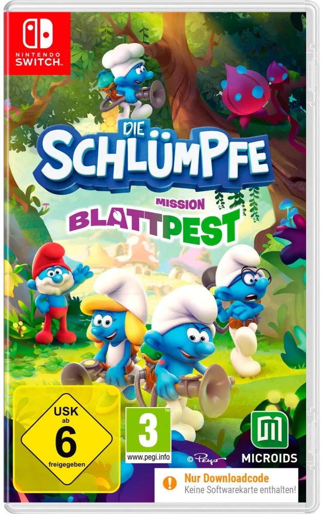 Nintendo Switch Spiel Die Schlümpfe: Mission Blattpest - Jump & Run Abenteuer