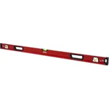Stier Premium Wasserwaage mit Magnet und drei Libellen 1200 mm ±0,5 mm/m
