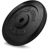 Spokey Unisex SINIS Hantelscheibe Gusseisen schwarz 2,5 kg