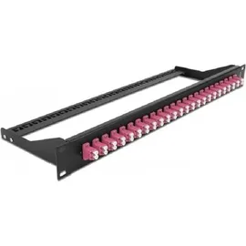 DeLock 43390 LWL-Patchpanel LC Duplex violett