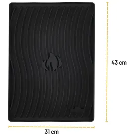 Napoleon Seitenablage Silikon 43 x 31 cm schwarz