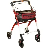MOBILEX Indoor Rollator Jaguar rot/weiß