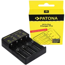 PATONA USB Ladegerät f. Rundzellen CR123A/Micro AAA/Mignon AA