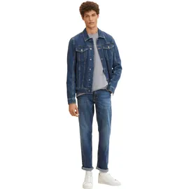 Tom Tailor Marvin Straight Jeans Used Mid Stone Blue Denim 32 30