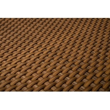 Progresja Polyrattan Balkonsichtschutz - Honig 0,9m x 3m