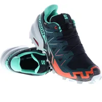 Salomon Speedcross 6 Gore-Tex Damen black/electric green/cherry tomato 40