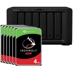 Synology DS1621+ 24TB IronWolf NAS-Bundle [inkl. 6x 4TB IronWolf 3,5