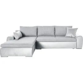 Home Affaire Ecksofa Win L-Form, wahlweise mit Bettfunktion und Bettkasten, grau