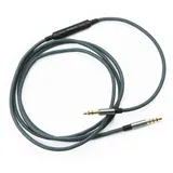 Kabel kompatibel mit Audio-Technica ATH-M50xBT, ATH-SR50BT, ATH-ANC9, ATH-ANC7B, ATH-SR5BTBK, ATH-S700BT Kopfhörer, Lautstärkeregler Mikrofon für Samsung Galaxy Xiaomi Huawei Android