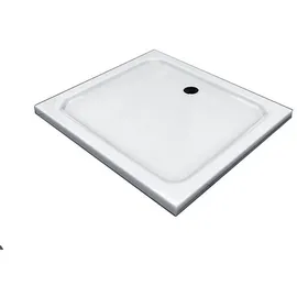 Glaszentrum Hagen - Acryla' 100x90x5 Cm Flache Duschtasse Weiß Rechteck + Siphon