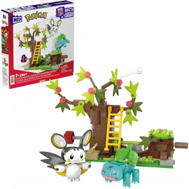 Mega Construx Mega Pokémon Verzauberter Wald Emolga & Bisasam 194 Teile Bausteine