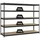 Proregal Schwerlastregal Metall 200x210x45 cm Anthrazit 5 Ebenen