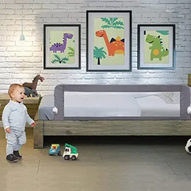 Dreambaby Bettschutzgitter Nicole 150 cm x 50 cm Grau