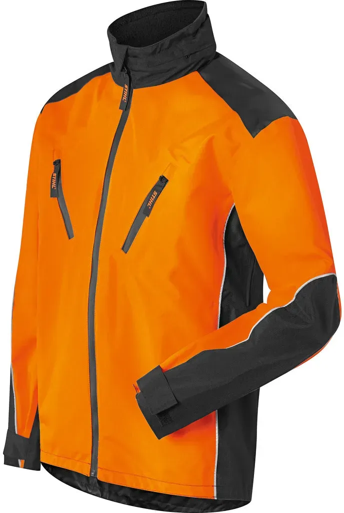 Stihl Wetterschutz-Jacke RAINTEC -  S (46-48) - schwarz / orange