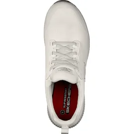 SKECHERS Squad Sr Myton Sneaker, White Textile Synthetic, 47.5 EU