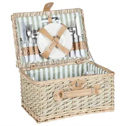 Picknickkorb CLEMENTINE Geflecht Naturfarben