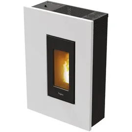 Pegaso Madison Pelletofen Stahl weiß 5,3 kW