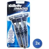 3x Gillette Radi E Löst Mach3 3 Stücke