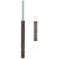 VidaXL Schwebende Regalhalterungen 12 pcs Braun Ø14 x 210